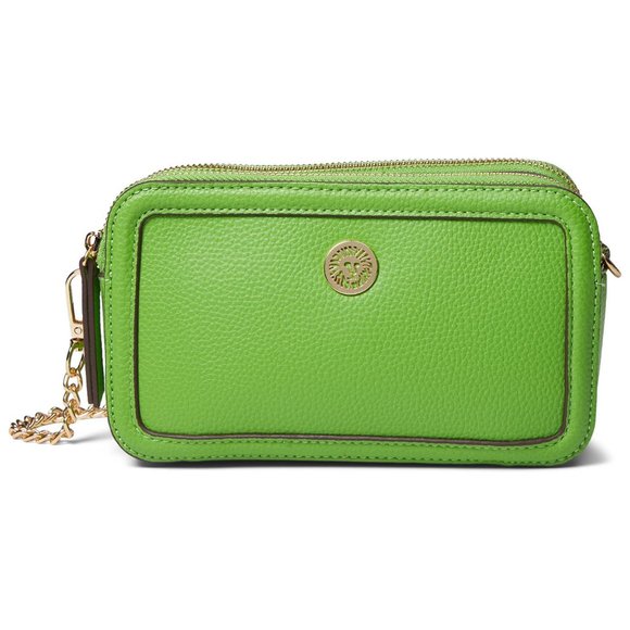 Anne Klein Bags Bnwt Anne Klein Grass Green Double Zip Crossbody Bag Poshmark